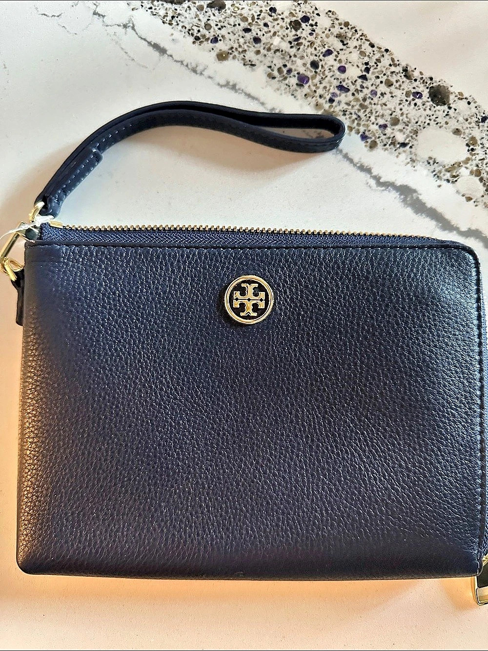 Tory Burch navy Wristlet Clutch bag NWOT